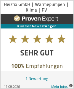 Erfahrungen & Bewertungen zu Heizfix GmbH | Wärmepumpen | Klima | PV
